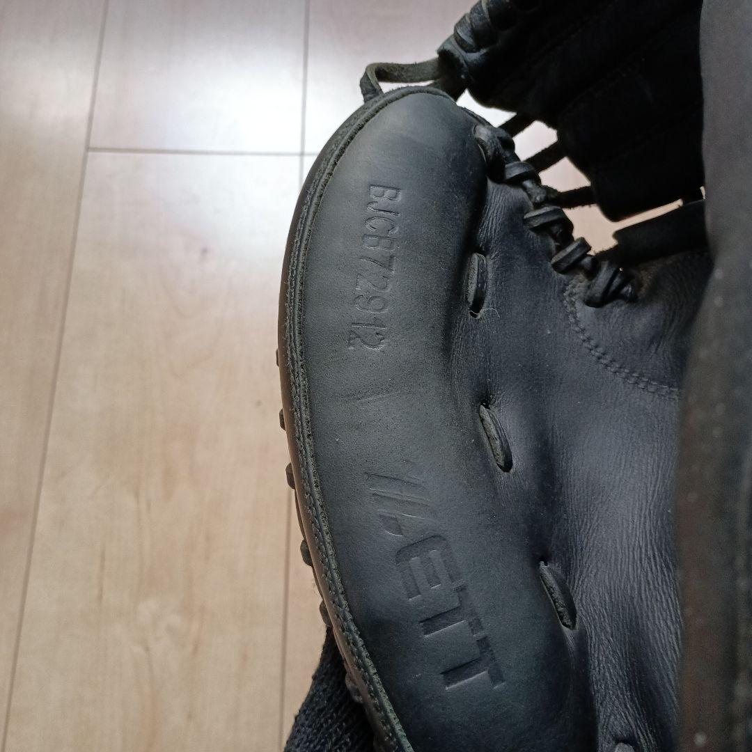 ZETT ゼット型抜群 即戦力 軟式 少年 キャッチャーミット　黒