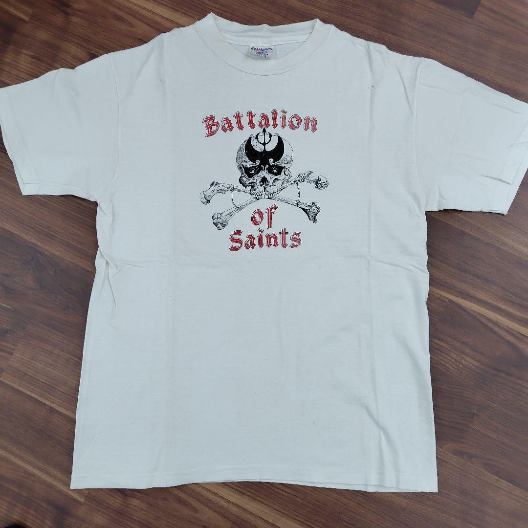 80s BattalionOfSaints Tシャツ アメリカンバードコア