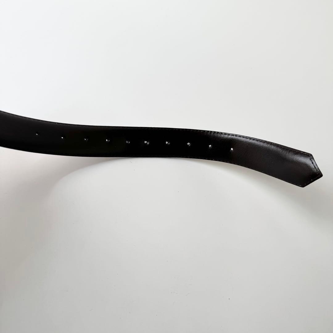 BURBERRY　ベルト　ノバチェック　シャドーホース　ゴールド金具　レザー