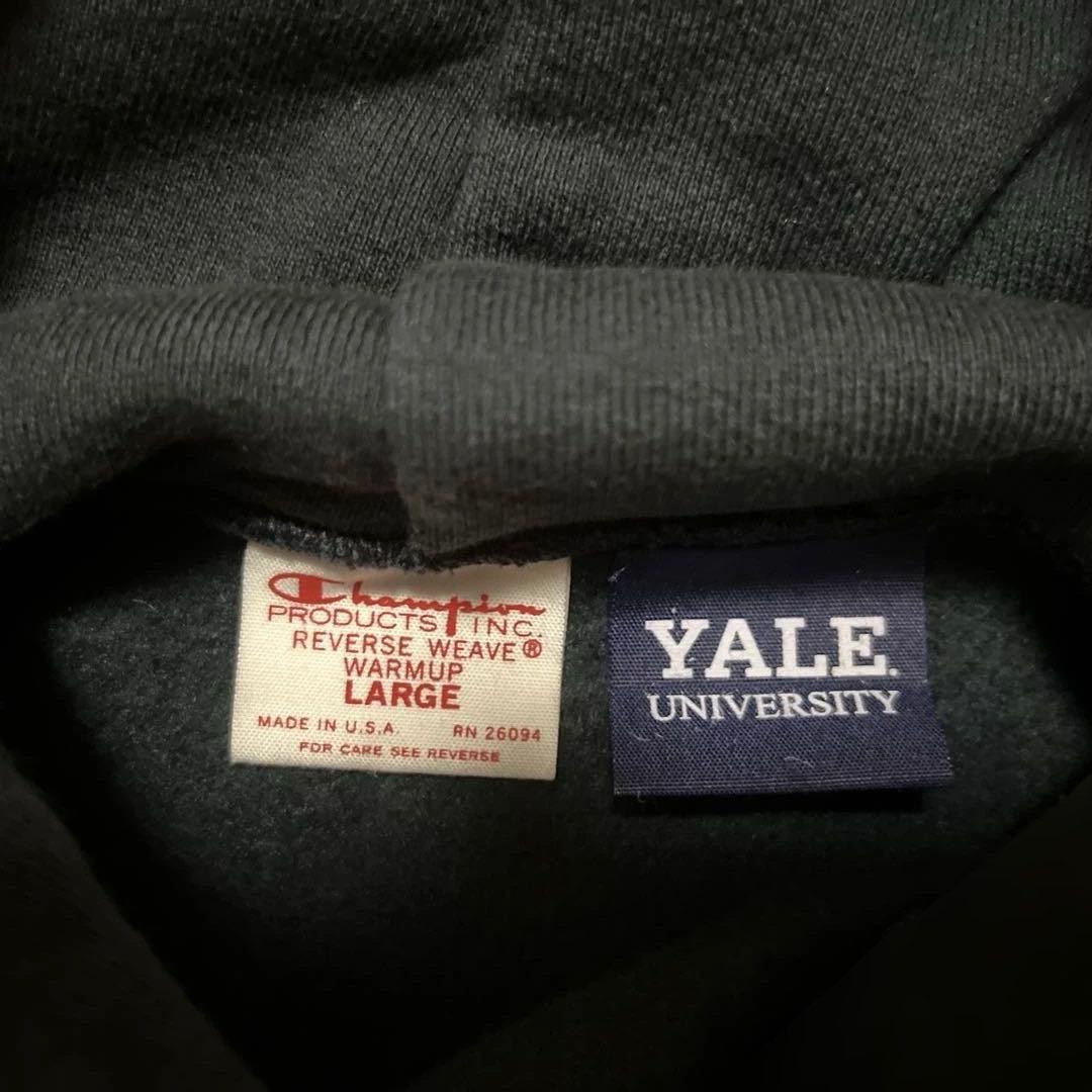 チャンピオンYale University パーカー　USA製　【Lサイズ】