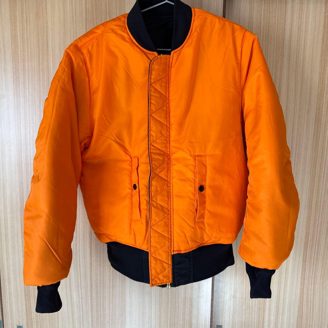 ALPHA アルファ MA-1 フライトジャケット(Sサイズ/ブラック)