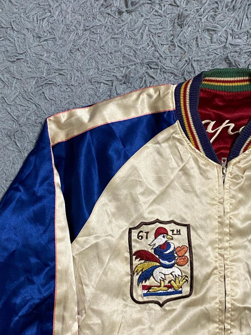 激レア 東洋エンタープライズ　スカジャン 鷹&沖縄MAP柄 ブルーノマーズ着用