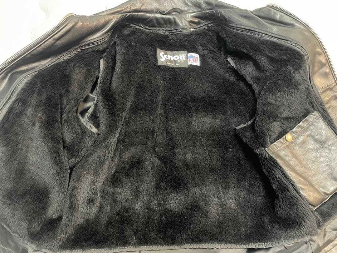 SCHOTT★ショット★643★シングルライダースジャケット★40★牛革★