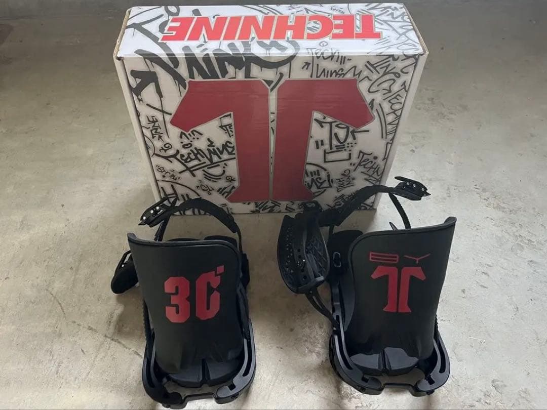 TECHNINE スノーボードビンディング 30 ブラック
