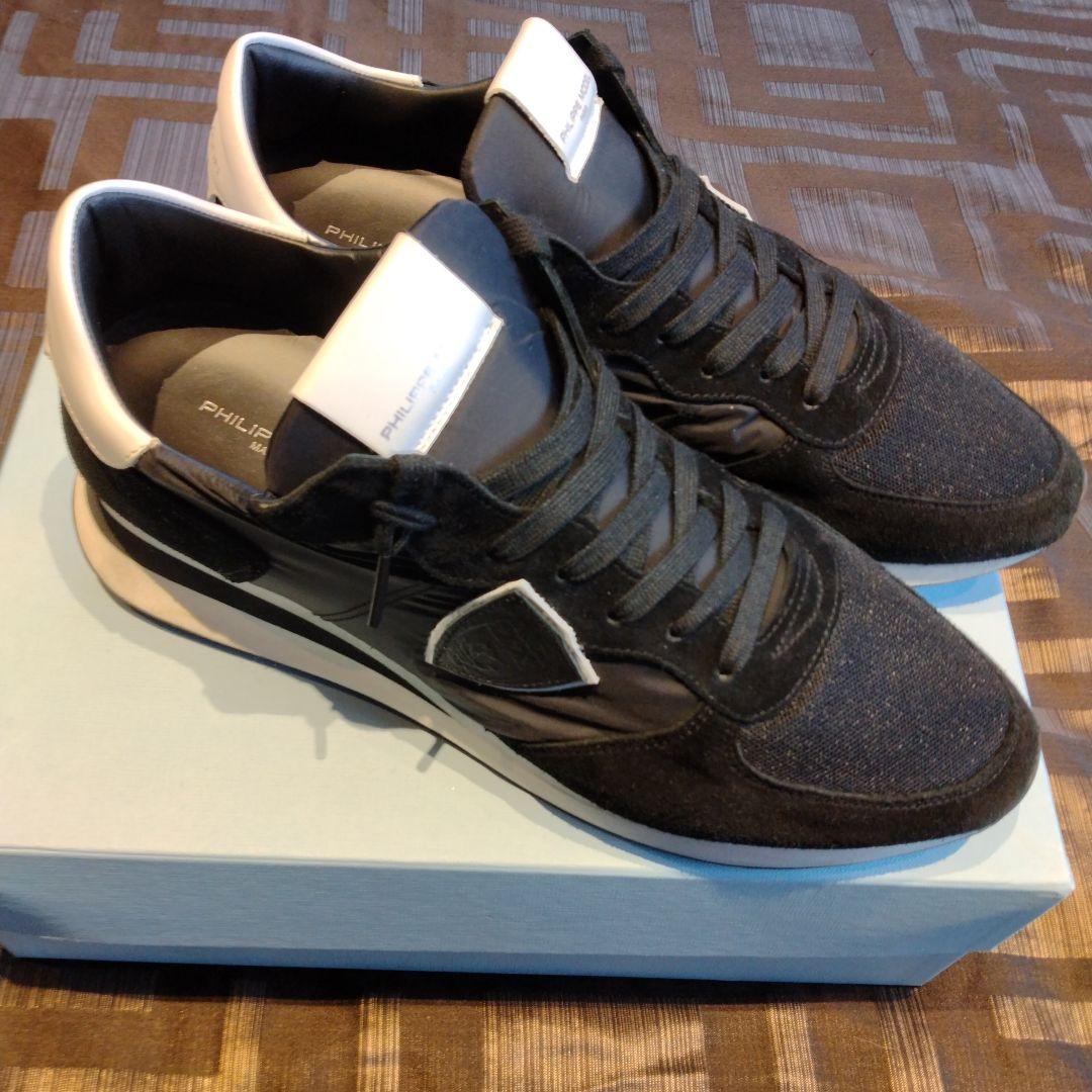 PHILIPPE MODEL ブラックスニーカー