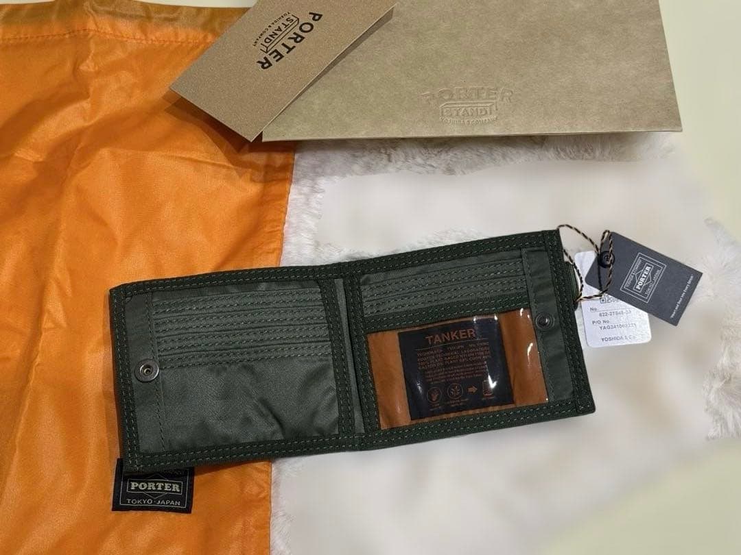 PORTER/タンカー/財布/吉田カバン/ウォレット/MA-1/グリーン/新品