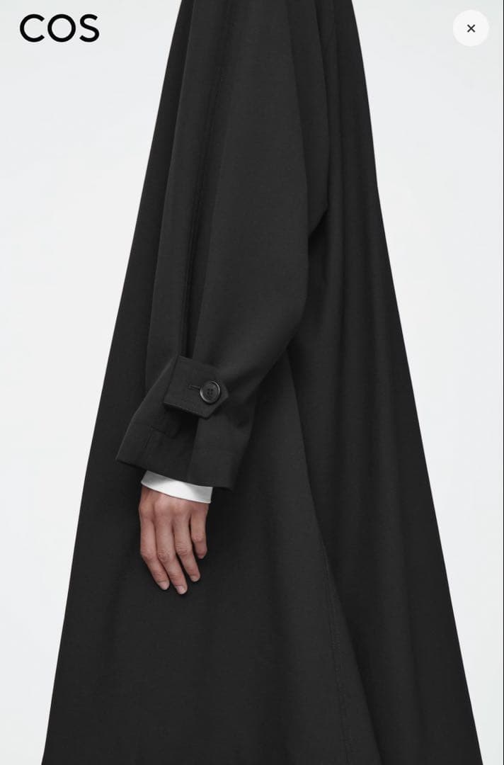 COS ボリュームスイングトレンチコート＊新品