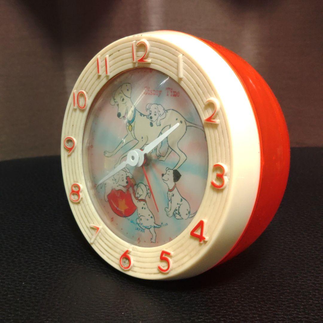 希少 ディズニータイム ゼンマイ式時計 バンビ 101匹わんちゃん