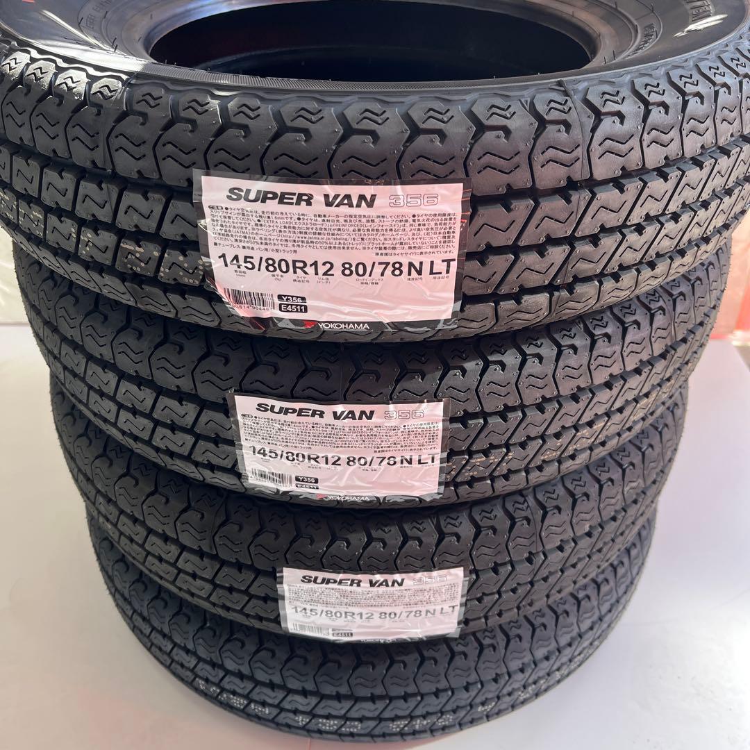 YOKOHAMA SUPER VAN 356 145/80R12 LT 最終値下
