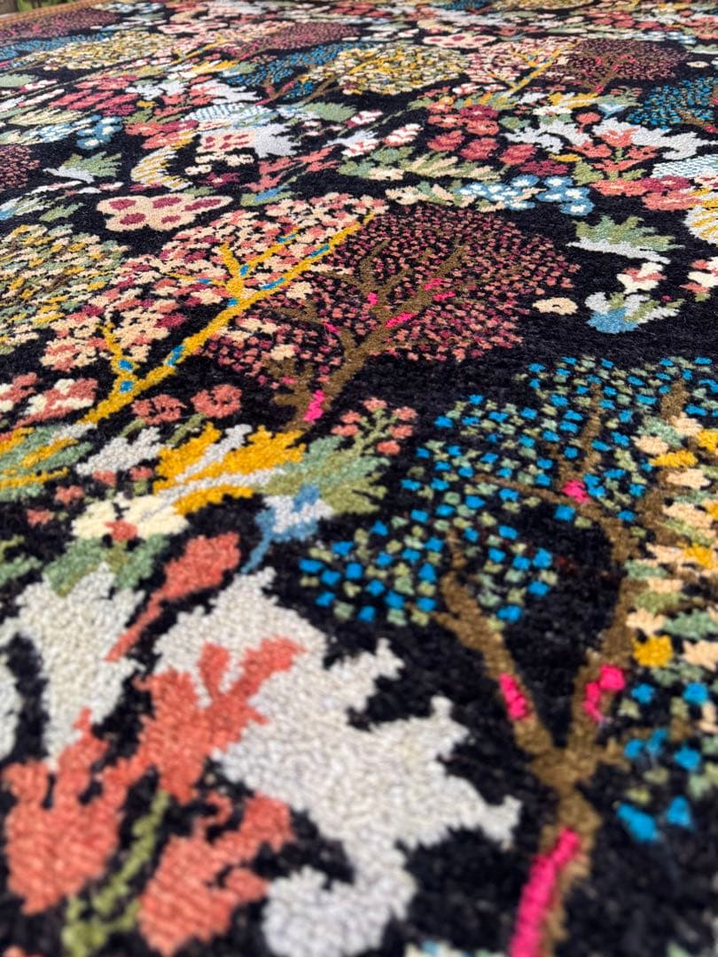 ペルシャ 手織り ラグ ( Tree of Life )