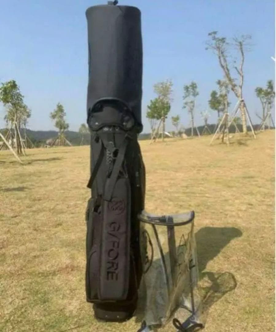 G/FORE ゴルフキャディバッグ 黒白2色 ジーフォア ゴルフバッグ