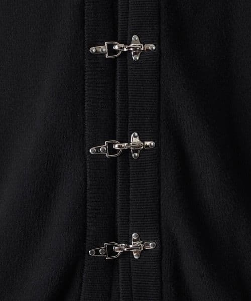 即*ー様 狐刺繍ファイヤーフックカーディガン