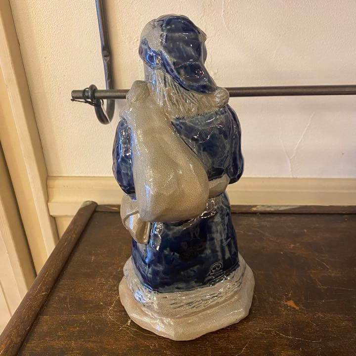 ROWE Pottery ソルトグレーズ　サンタクロース　ローポタリー