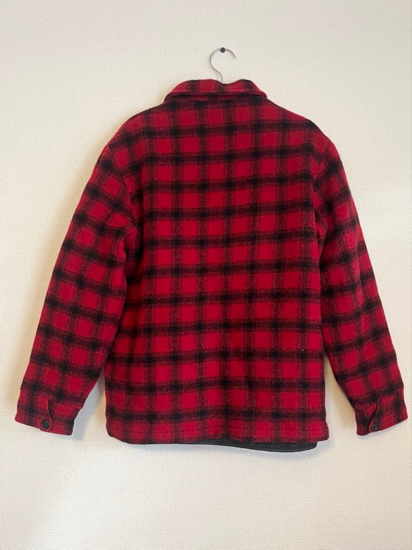 L.L.Bean USA製 オンブレ チェックジャケット ウール エルエルビーン
