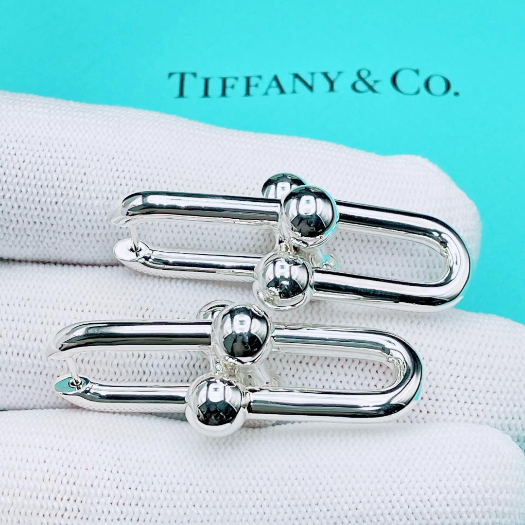 ◇ティファニー◇ 新品仕上済 ハードウェア エクストララージ ピアス 17.2g