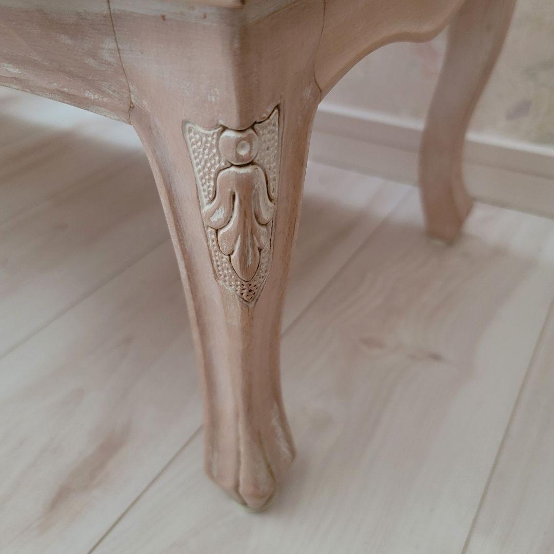 ロココ調　ピンクベージュ　猫足チェスト　引き出し　姫系　タンス　家具