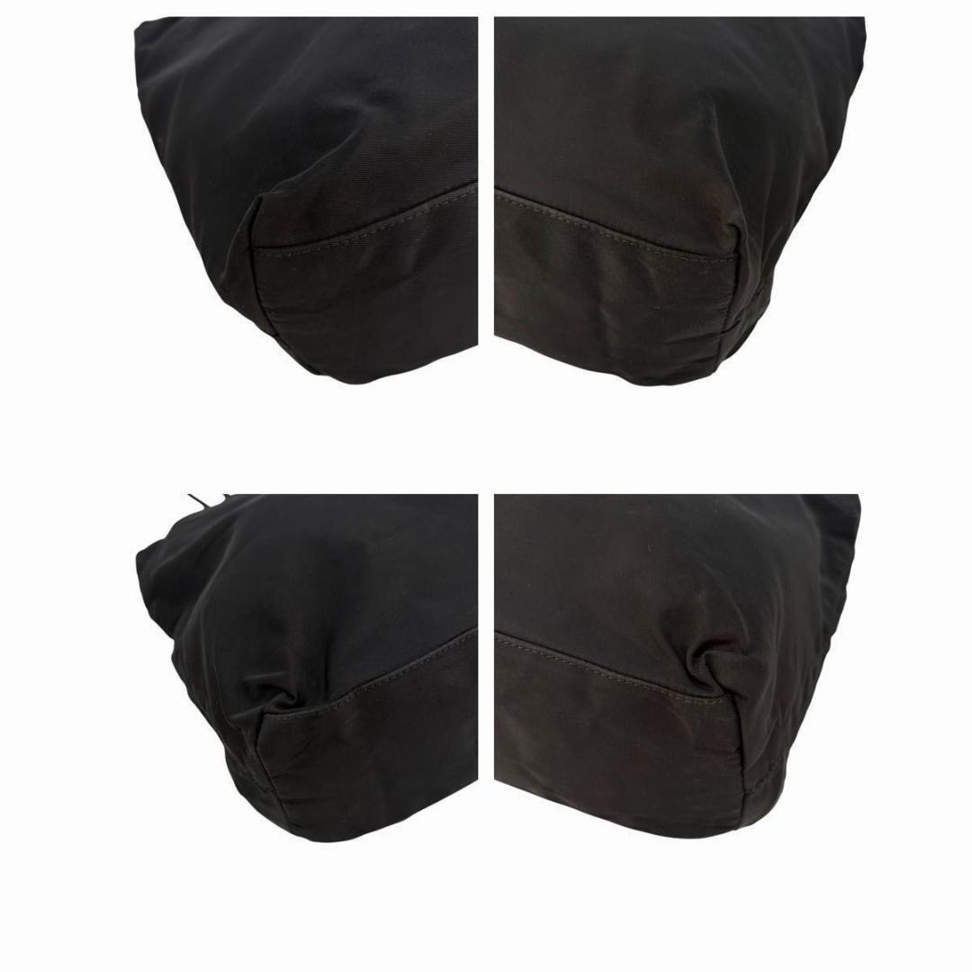 PRADA 三角ロゴ A4収納 トートバッグ ナイロン ブラック プラダ