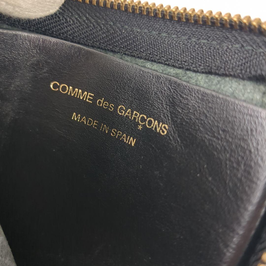 【極美品】コムデギャルソン☆型押し　総柄　ケース　カードケース　ブラック