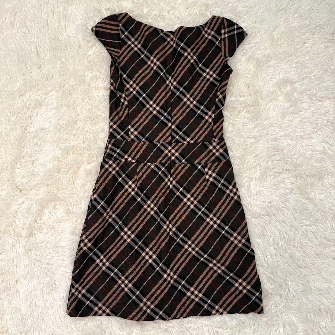 RT-146655  バーバリーブルーレーベル ノバチェック ワンピース