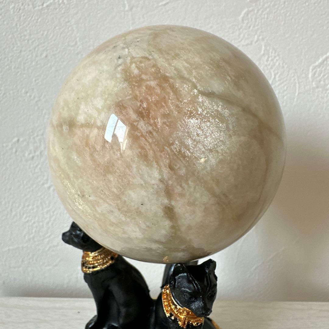 超綺麗✴︎大玉ムーンストーン⭐︎スフィア/約7㎝