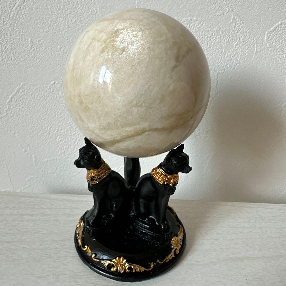 超綺麗✴︎大玉ムーンストーン⭐︎スフィア/約7㎝