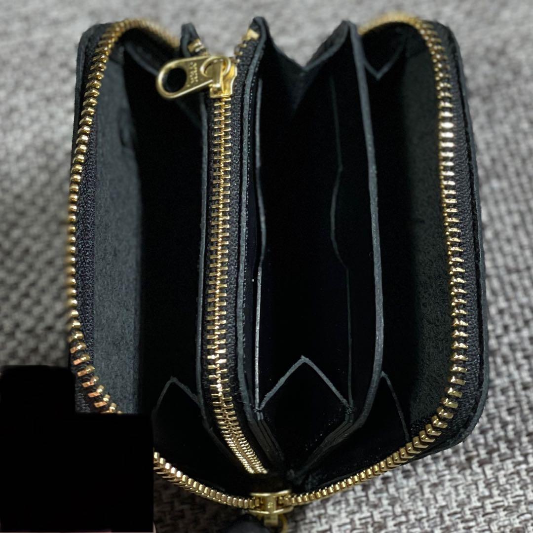 希少 限定 【ほぼ未使用】Organ フルジップミニ財布 ブラック