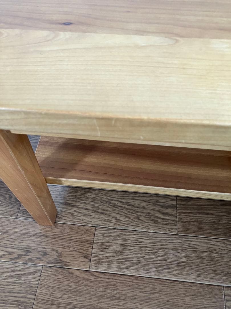 キャトルセゾン　ローテーブル　サクラ材