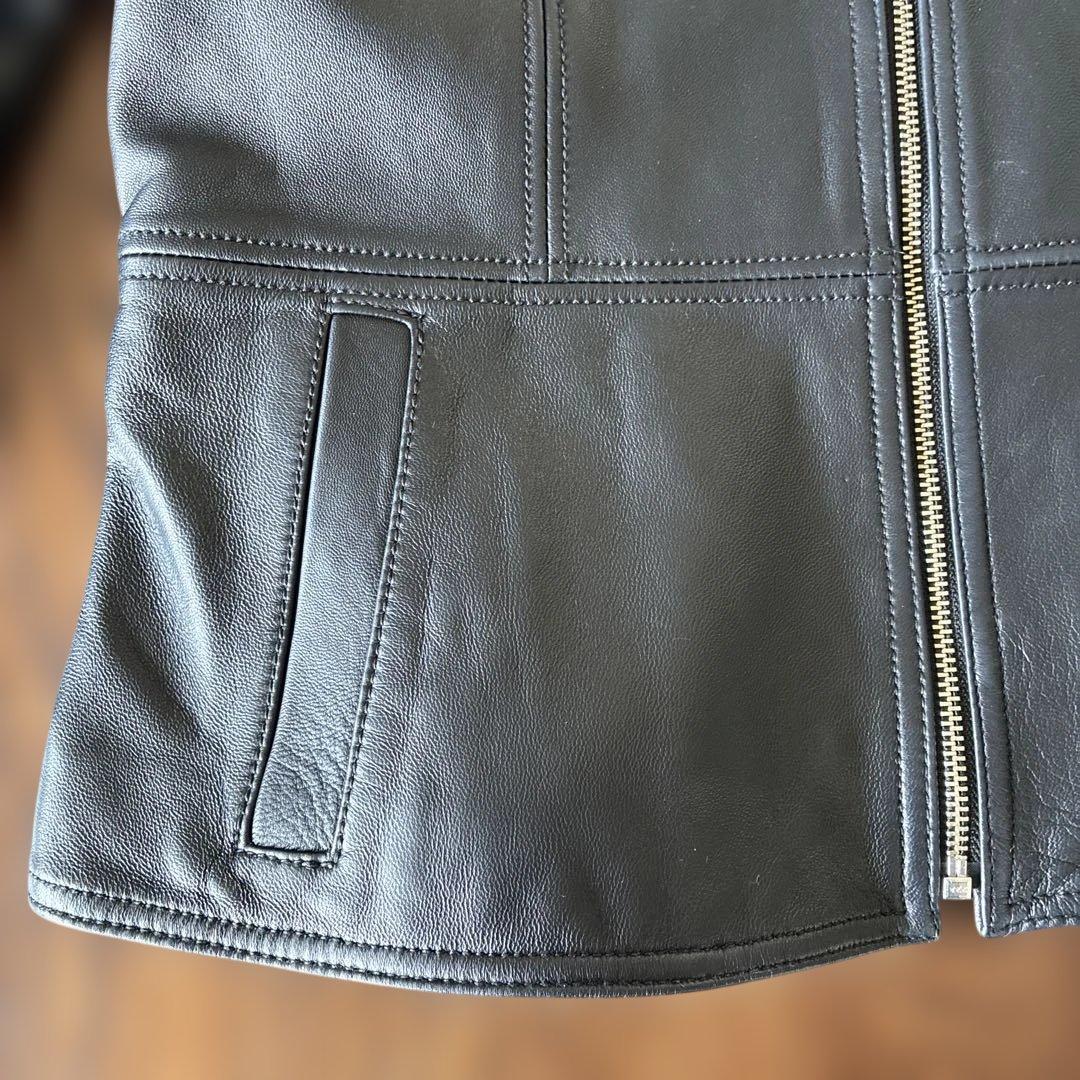 Viaggio Blu ビアッジョブルー　 黒羊革ジャケット