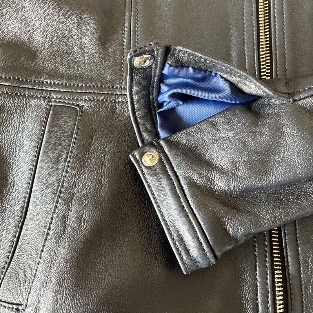 Viaggio Blu ビアッジョブルー　 黒羊革ジャケット