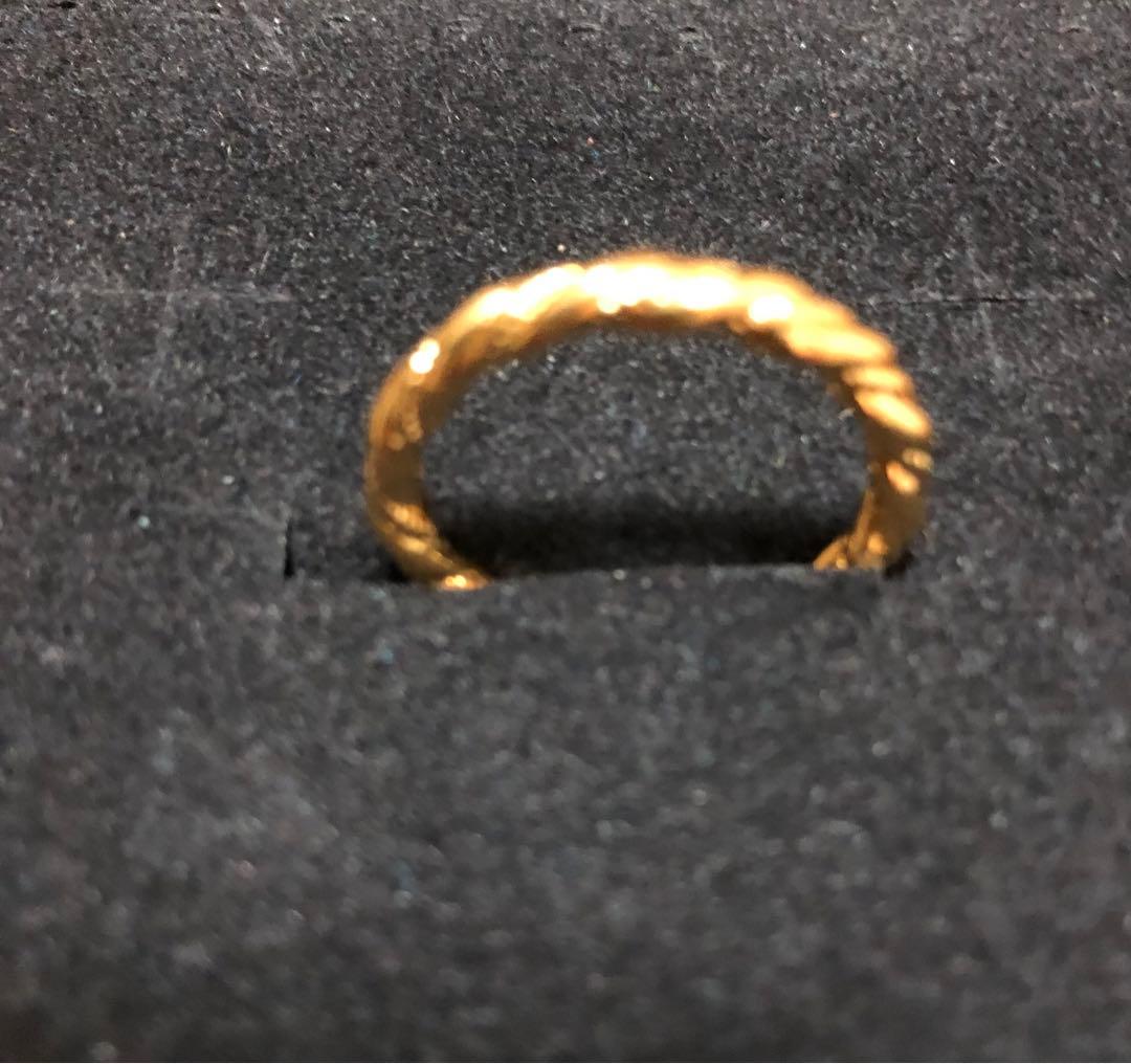 k18リング 、男女兼用 Au750刻印