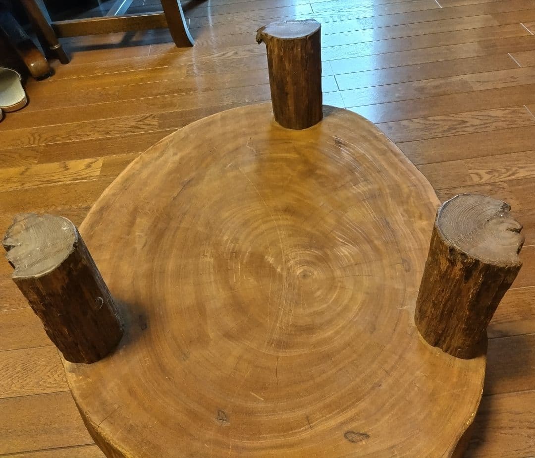 高級一枚板 ローテーブル ちゃぶ台