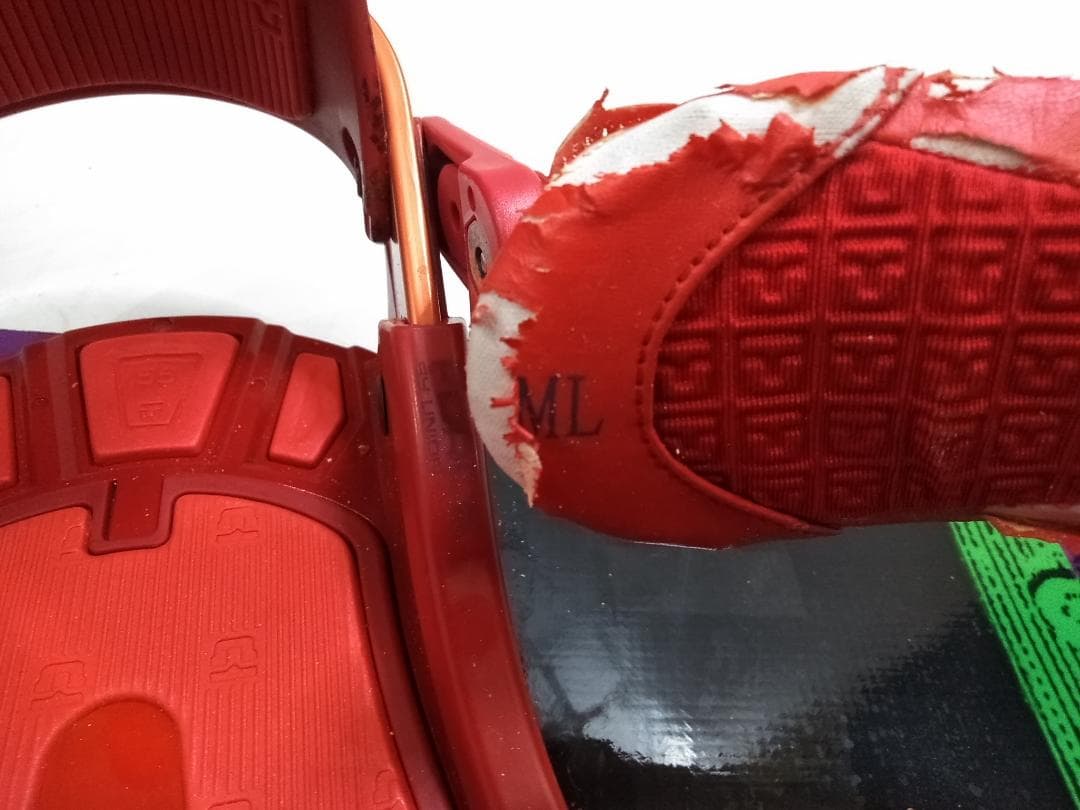 ローム ポスターマニア 155cm + ユニオン M/Lサイズ スノーボード ◇