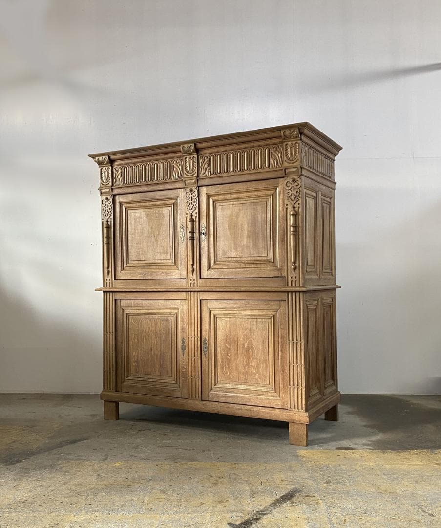 フランス アンティーク Oak Cabinet キャビネット