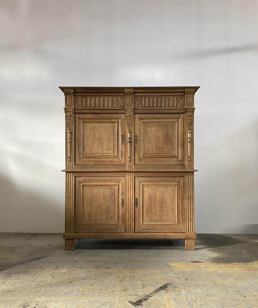 フランス アンティーク Oak Cabinet キャビネット