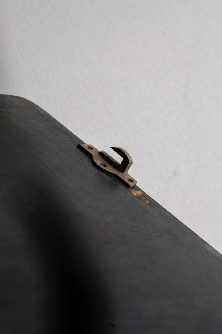 開閉式 飾り棚　展示台　透かし彫り　欅　無垢材　古家具　古道具　無垢インリア