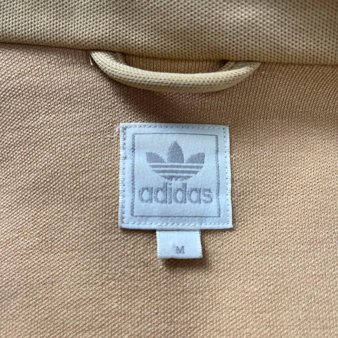 adidas トラックジャケット　トレフォイルロゴ　ブラウン　00s 白タグ　M