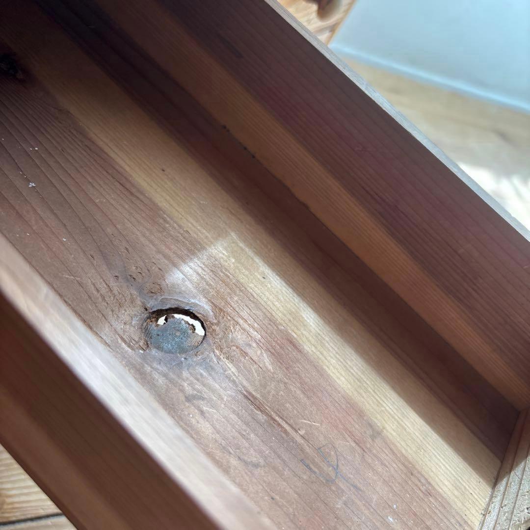 アンティーク　チェスト　整理木箱　引き出し　古家具　木製　マス目　小引き出し