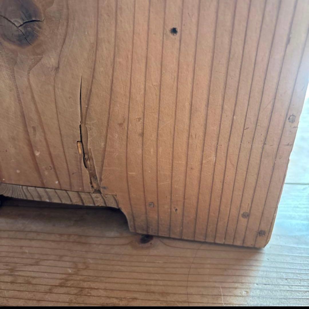 アンティーク　チェスト　整理木箱　引き出し　古家具　木製　マス目　小引き出し