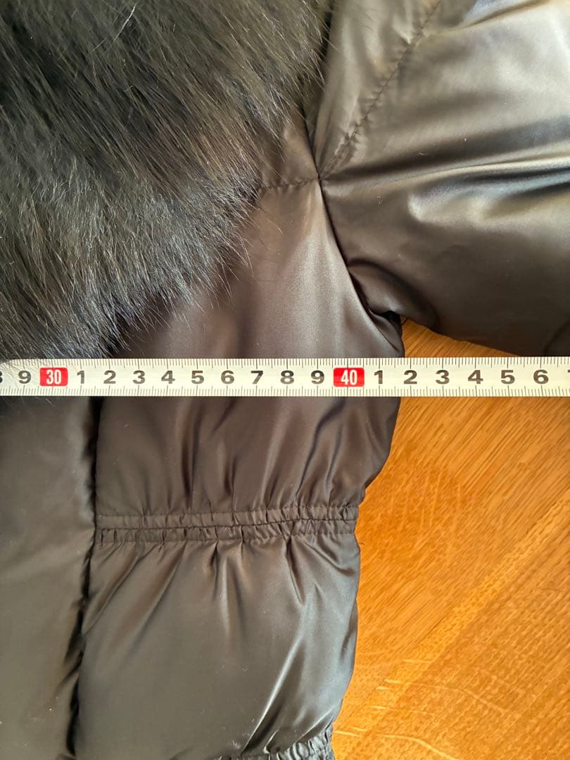 ラ*イ様 美品✨Pinky&Dianne✨ダウンコートブラック　フォックスファー