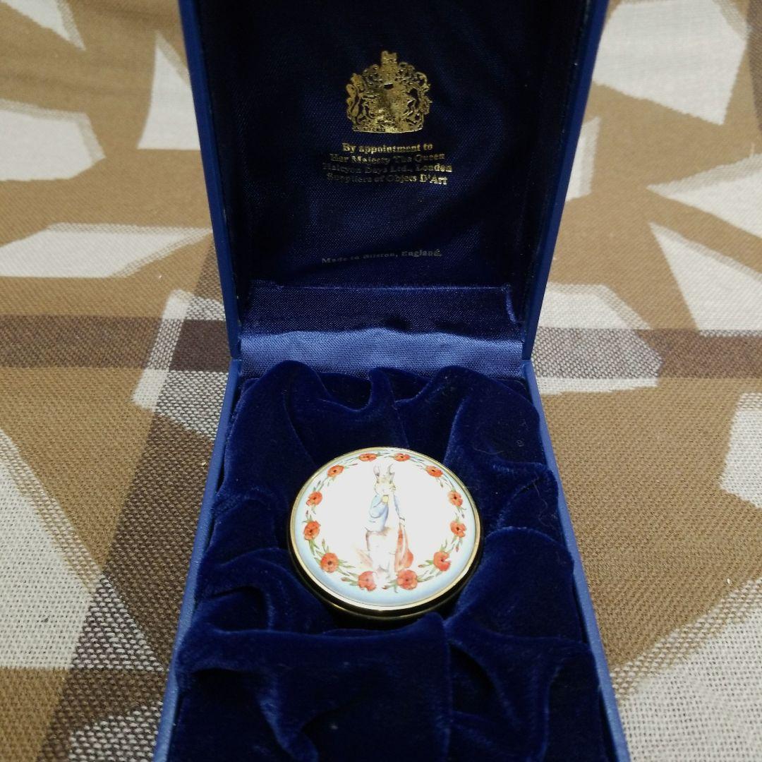 MN-2154-154☆HALCYON DAYS ENAMELSピーターラビット