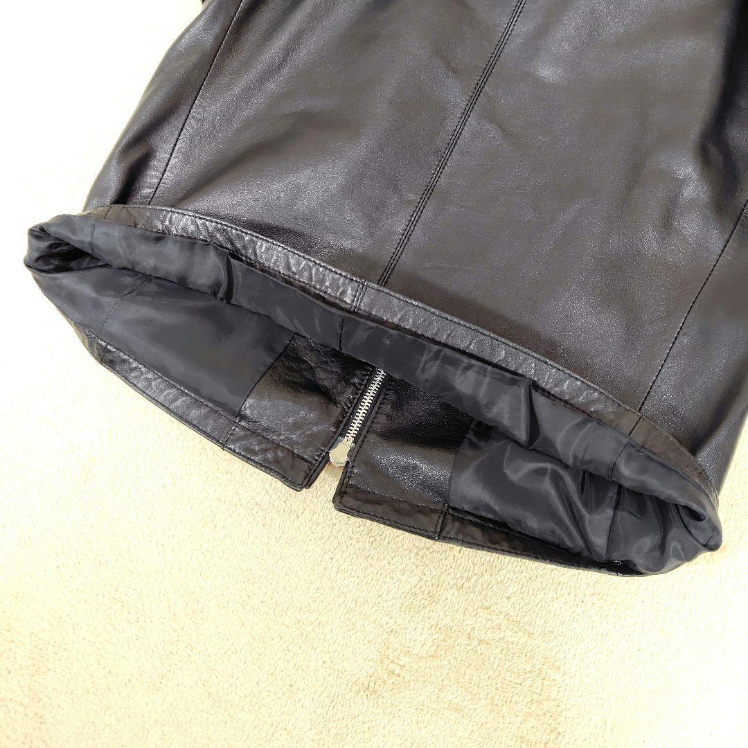 ユナイテッドアローズ シープスキン シングルライダース レザージャケット