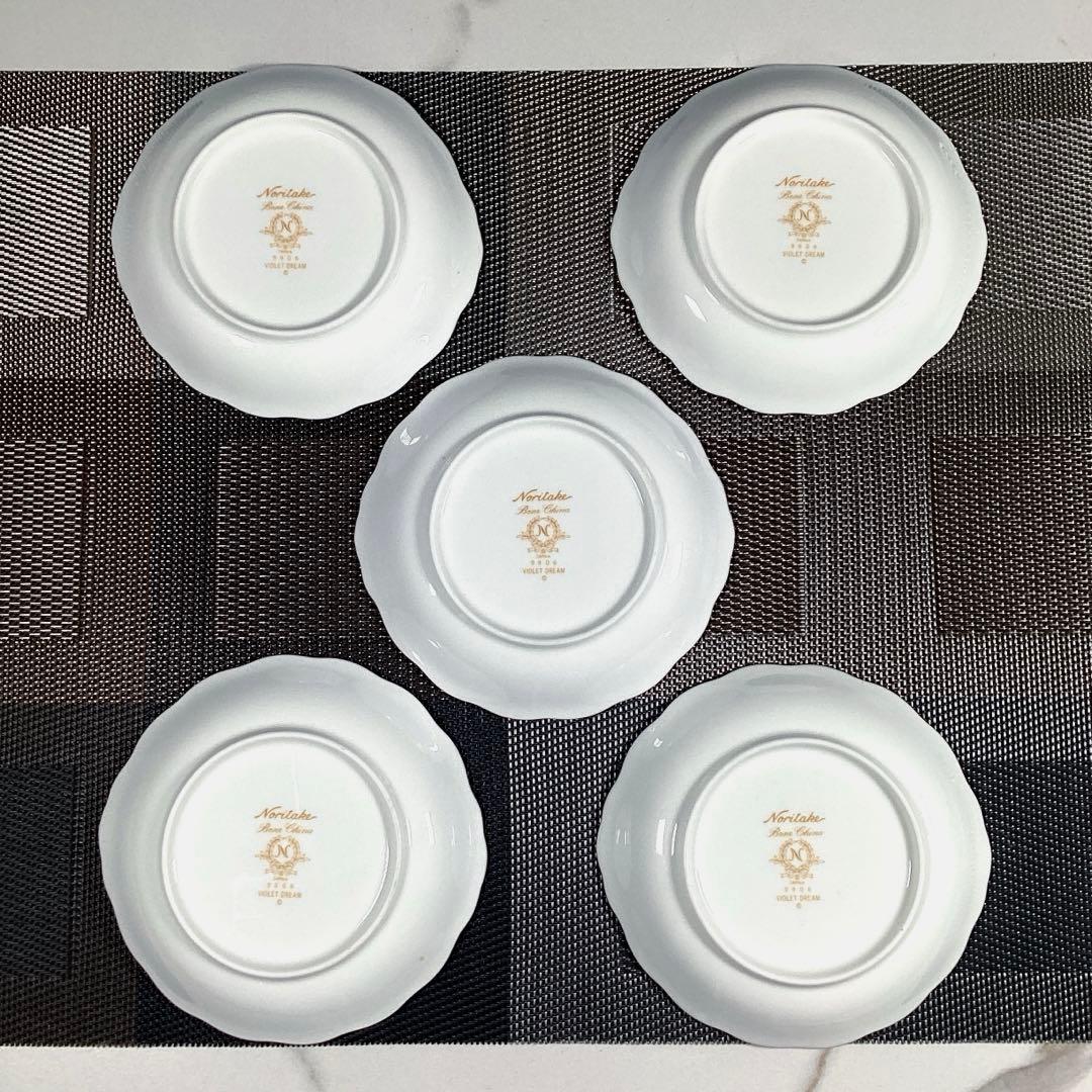 Noritake 『VIOLET DREAM』　大皿　取皿　5枚