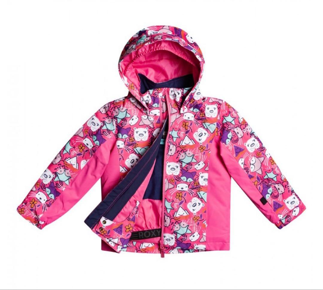 美品♡キッズ　スキーウェアセット Roxy ピンク　3歳 4歳5歳