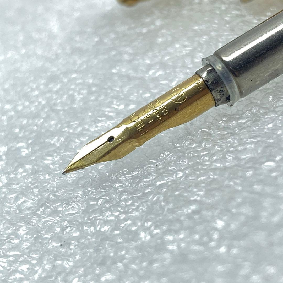 初代キャップレス PILOT ペン先14K 1960年代 回転式 万年筆