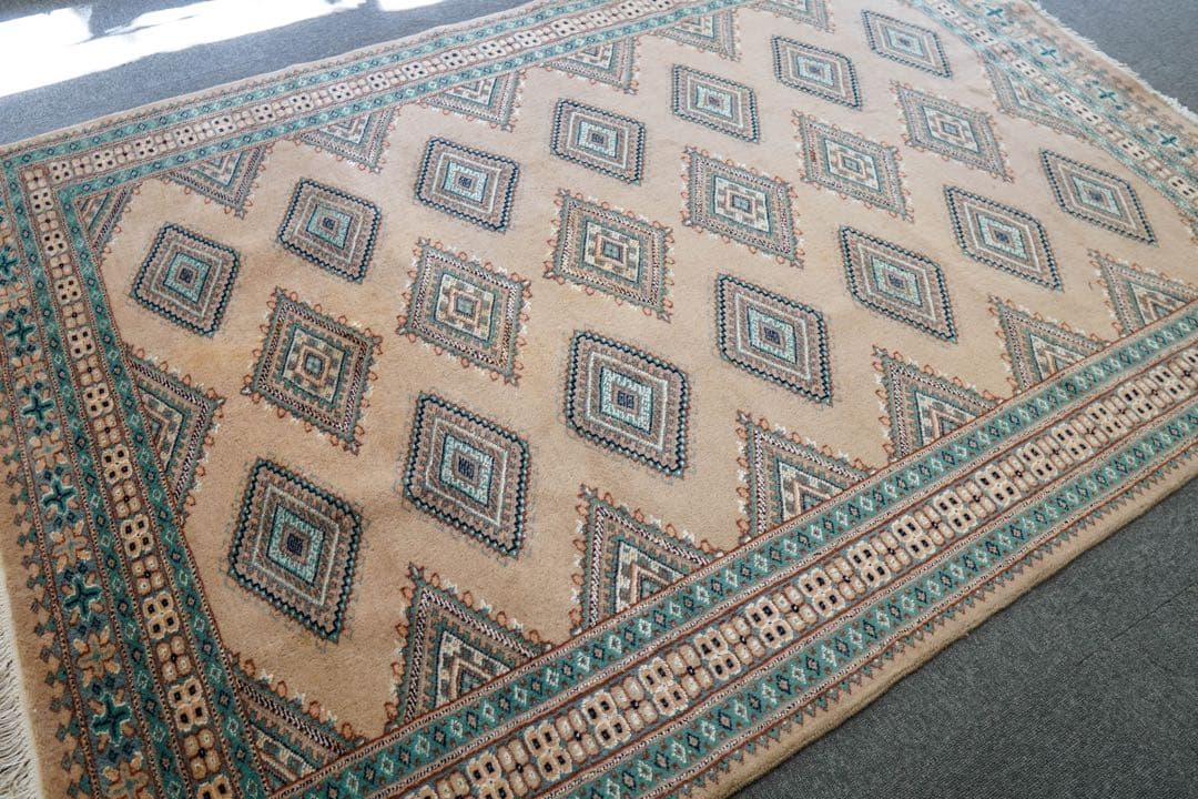 [SALE]パキスタン 手織り絨毯 リビングラグ size:205x140cm