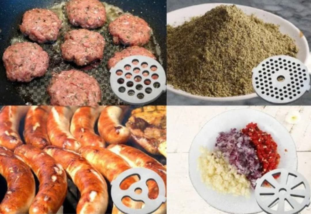 ステンレス製ミートグラインダーアタッチメント