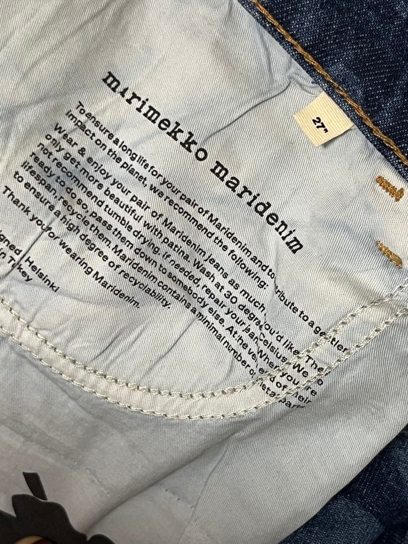 marimekko Maridenim Barrel Unikko ジーンズ