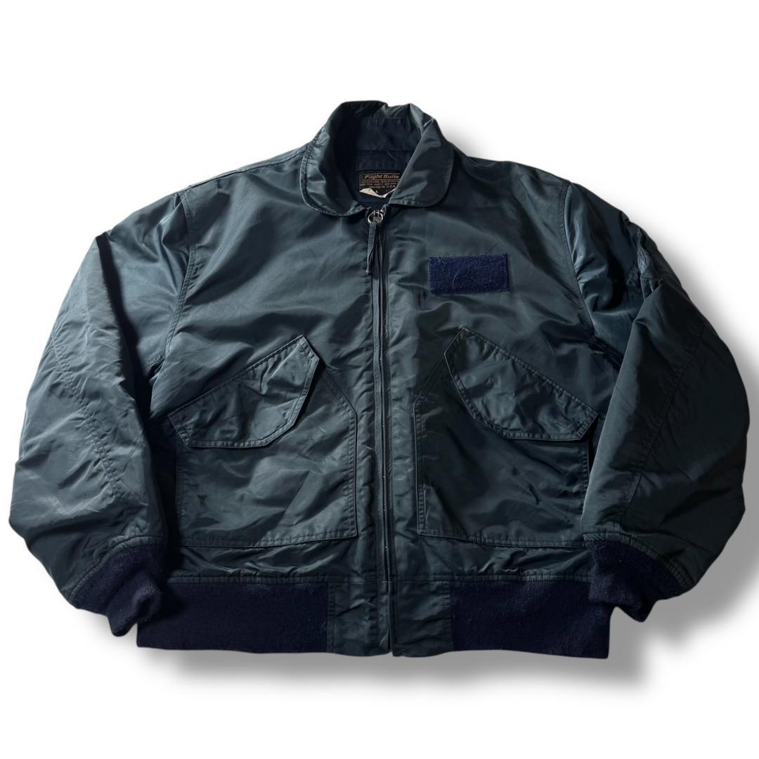 90s USA製 CWU-45P フライトジャケット 企業 刺繍 ミリタリー
