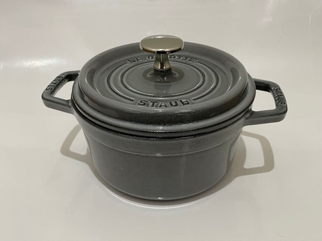 ストウブ　ココット 16cm グレー