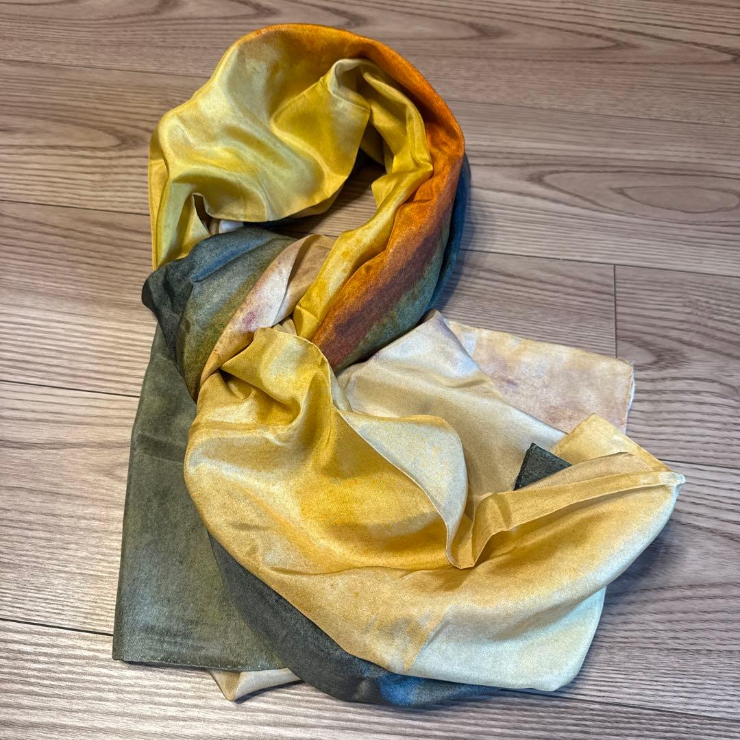 新品未使用☆Mes Demoiselles...ストール　シルク105×150